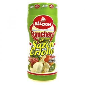 S.Z. SAZON RANCHERO S/ PIMIENTA TAPA VERDE 270 GR.