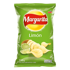 S.N. PAPAS LIMON 105 GR./18  MARGARITA