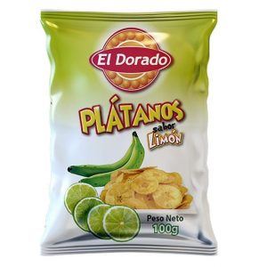 S.N. PLATANITOS LIMON 100 GR./30  EL DORADO