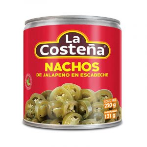 L.T. NACHOS DE JALAPEÑOS  LA COSTEÑA 220 GR.