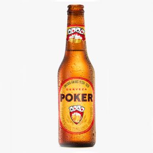 B.A. CERVEZA POKER BOTELLA  330 ML/24