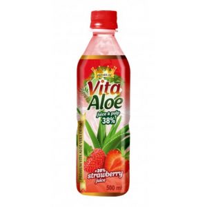 B.D. STRAWBERRY 500 ML./12  VITA ALOE