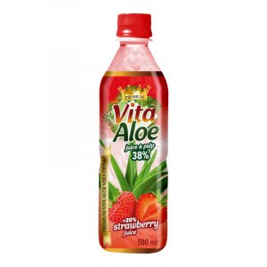 B.D. STRAWBERRY 500 ML./12 VITA ALOE