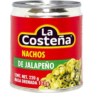 L.T. NACHOS DE JALAPEÑOS LA COSTEÑA 220 GR.