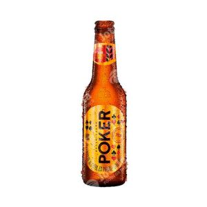 B.A. CERVEZA POKER BOTELLA 330 ML/24
