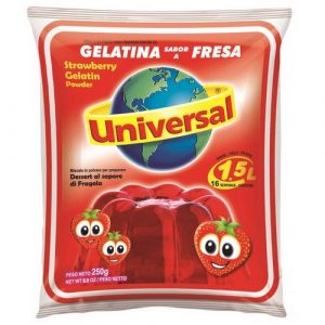 GELATINA FRESA 250 GR./9 UNIVERSAL