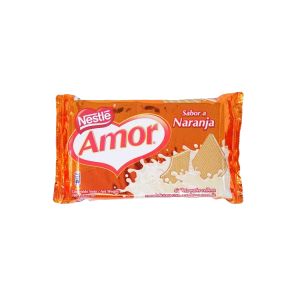 G. WAFER NARANJA 100 GR./10 AMOR