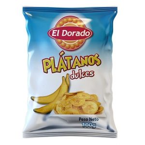S.N. PLATANITOS DULCE 100 GR./30 EL DORADO
