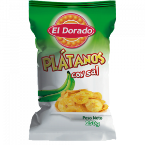 S.N. PLATANITOS SALADO/14 250 GR. EL DORADO