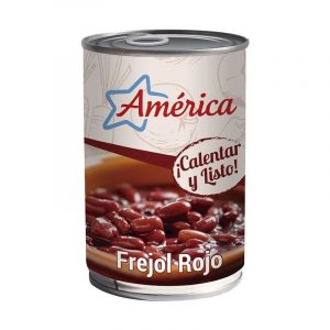 L.T. FREJOL ROJO 410 GR. LATA AMERICA