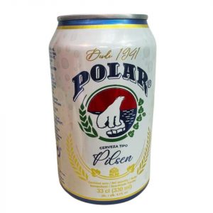 B.A. CERVEZA POLAR PILSEN LATA 330 ML.